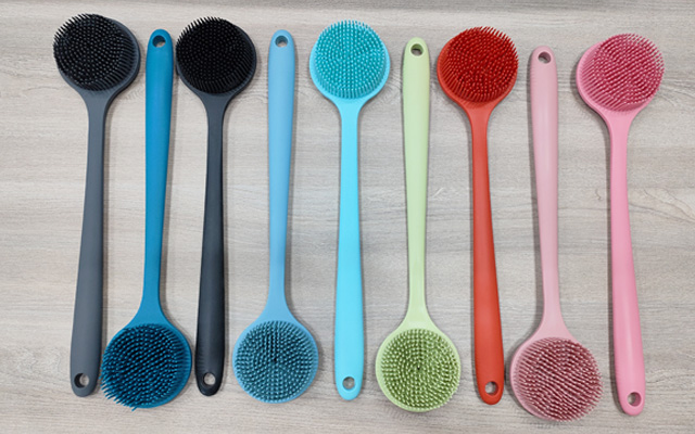 silicone body brush